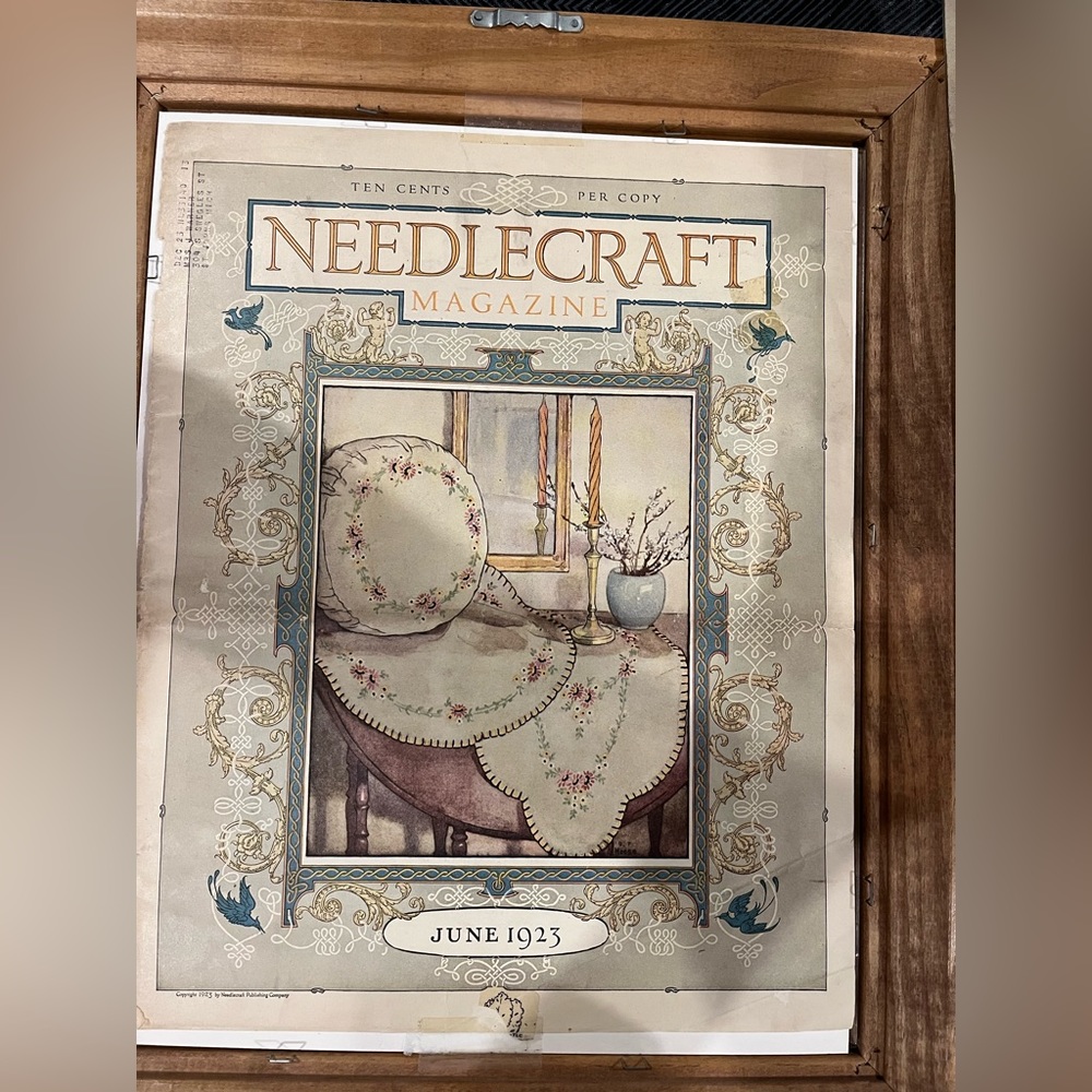 Vintage 1923 “Cream Of Wheat Inn” Original Magazine Framed AD By Edward Brewer - Picture 8 of 9